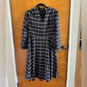 Fall flannel dress NWT size 10